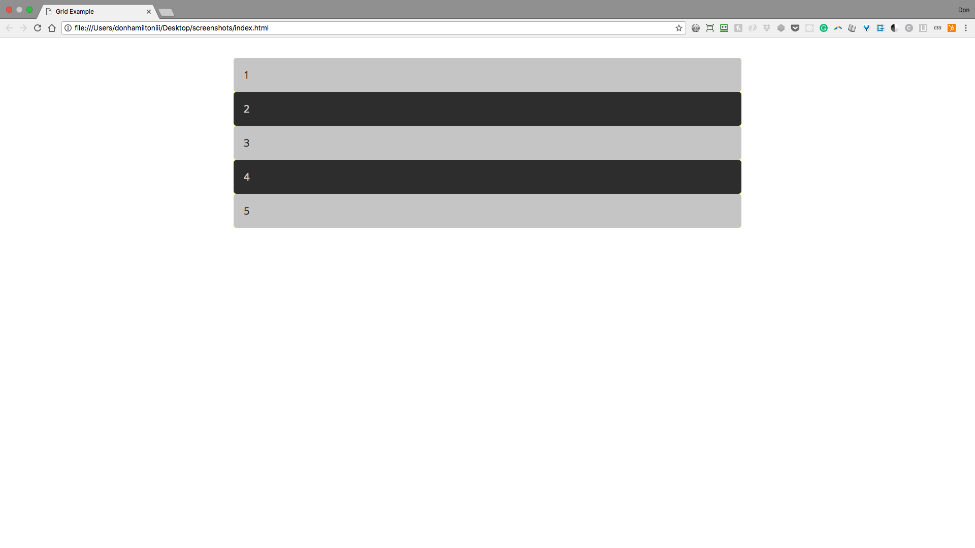 Container with constraints